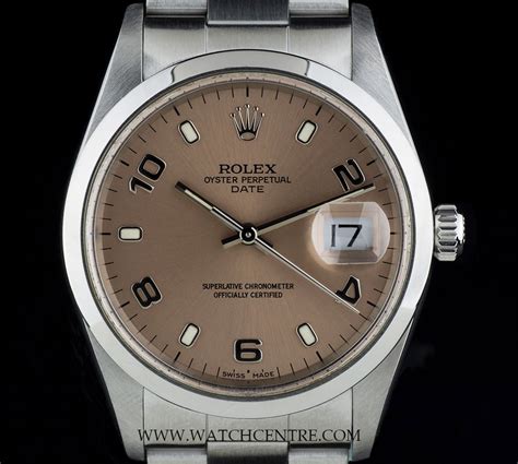 rolex oyster perpetual date salmon 30mm|rolex oyster perpetual neu.